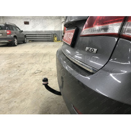 4262-A ORIS Фаркоп на Hyundai i40 седан 2011-2019. Необходима подрезка бампера. Тип шара: A. Нагрузки: 1800/80 кг, масса фаркопа 16,5 кг (без электрики в комплекте)