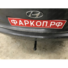 4262-A ORIS Фаркоп на Hyundai i40 седан 2011-2019. Необходима подрезка бампера. Тип шара: A. Нагрузки: 1800/80 кг, масса фаркопа 16,5 кг (без электрики в комплекте)