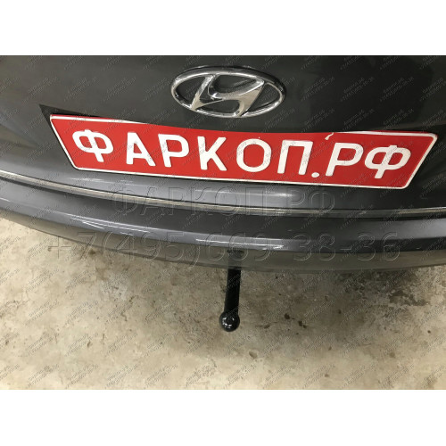 4262-A ORIS Фаркоп на Hyundai i40 седан 2011-2019. Необходима подрезка бампера. Тип шара: A. Нагрузки: 1800/80 кг, масса фаркопа 16,5 кг (без электрики в комплекте)