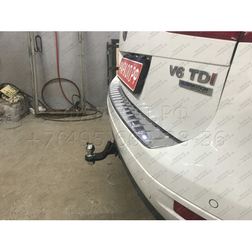 PCA-02-991122.00 PT GROUP Фаркоп на Volkswagen Touareg 2002-2018, Porsche Cayenne 2002-2017. Тип шара: E (легкосъемный шар под квадрат). Нагрузки: 3500/150 кг, масса фаркопа 17,4 кг (без электрики в комплекте)
