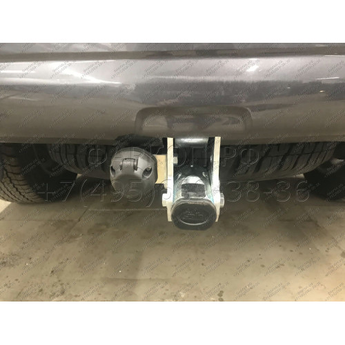T065C GALIA Полностью оцинкованный фаркоп на Toyota Land Cruiser Prado J120 2003-2009, J150 2009-2023, Lexus GX 470 2003-2009, GX 460 2009-2023. Тип шара: C (горизонтальный съемный). Невидимый вырез бампера. Нагрузки: 3000/120 кг, масса фаркопа 6,97 кг