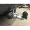 T065C GALIA Полностью оцинкованный фаркоп на Toyota Land Cruiser Prado J120 2003-2009, J150 2009-2023, Lexus GX 470 2003-2009, GX 460 2009-2023. Тип шара: C (горизонтальный съемный). Невидимый вырез бампера. Нагрузки: 3000/120 кг, масса фаркопа 6,97 кг