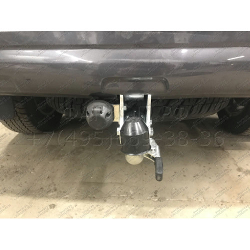 T065C GALIA Полностью оцинкованный фаркоп на Toyota Land Cruiser Prado J120 2003-2009, J150 2009-2023, Lexus GX 470 2003-2009, GX 460 2009-2023. Тип шара: C (горизонтальный съемный). Невидимый вырез бампера. Нагрузки: 3000/120 кг, масса фаркопа 6,97 кг