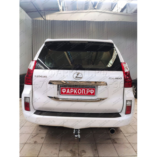 T065C GALIA Полностью оцинкованный фаркоп на Toyota Land Cruiser Prado J120 2003-2009, J150 2009-2023, Lexus GX 470 2003-2009, GX 460 2009-2023. Тип шара: C (горизонтальный съемный). Невидимый вырез бампера. Нагрузки: 3000/120 кг, масса фаркопа 6,97 кг