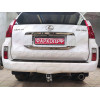 T065C GALIA Полностью оцинкованный фаркоп на Toyota Land Cruiser Prado J120 2003-2009, J150 2009-2023, Lexus GX 470 2003-2009, GX 460 2009-2023. Тип шара: C (горизонтальный съемный). Невидимый вырез бампера. Нагрузки: 3000/120 кг, масса фаркопа 6,97 кг