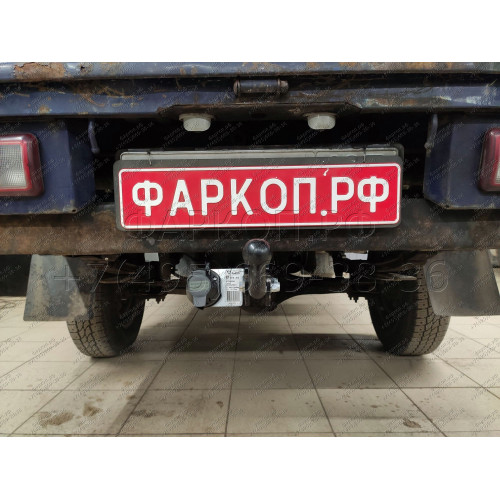 HY 15 AVTOS Фаркоп на Hyundai Porter 2005-2007 без подрезки бампера. Тип шара: A. Нагрузки: 1200/75 кг, масса фаркопа 15 кг (без электрики в комплекте)