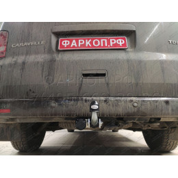 V064A GALIA Полностью оцинкованный фаркоп на Volkswagen Transporter / Caravelle / Multivan T5 2003-2015, T6 2015-2024, включая 4WD, включая модели с парктрониками. Тип шара: A. Без 
