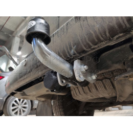 V064A GALIA Полностью оцинкованный фаркоп на Volkswagen Transporter / Caravelle / Multivan T5 2003-2015, T6 2015-2024, включая 4WD, включая модели с парктрониками. Тип шара: A. Без 