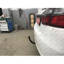 T106-A Лидер-плюс ТСУ для Toyota Camry седан 2006-2012, 2012-2017 без выреза бампера. Нагрузки: 1300/75 кг, масса фаркопа 18,54 кг (без электрики в комплекте)