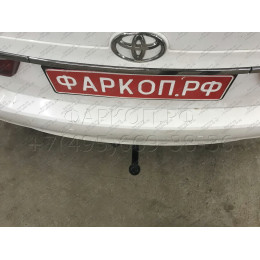 T106-A Лидер-плюс ТСУ для Toyota Camry седан 2006-2012, 2012-2017 без выреза бампера. Нагрузки: 1300/75 кг, масса фаркопа 18,54 кг (без электрики в комплекте)