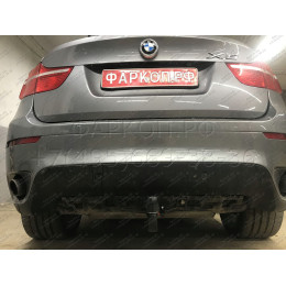 303290600001 WESTFALIA Фаркоп на BMW X6 E71 2008-2014 быстросъемное крепление с ключом. Требуется вырез в бампере. Нагрузки 3500/140 кг, масса фаркопа 32 кг