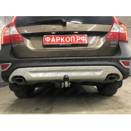 V084A GALIA Полностью оцинкованный фаркоп на Volvo XC70 2007-2016. Тип шара: A. Невидимый вырез бампера. Нагрузки: 2100/90 кг, масса фаркопа 18,22 кг