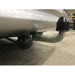 V084A GALIA Полностью оцинкованный фаркоп на Volvo XC70 2007-2016. Тип шара: A. Невидимый вырез бампера. Нагрузки: 2100/90 кг, масса фаркопа 18,22 кг