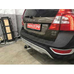 V084A GALIA Полностью оцинкованный фаркоп на Volvo XC70 2007-2016. Тип шара: A. Невидимый вырез бампера. Нагрузки: 2100/90 кг, масса фаркопа 18,22 кг