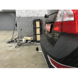 V084A GALIA Полностью оцинкованный фаркоп на Volvo XC70 2007-2016. Тип шара: A. Невидимый вырез бампера. Нагрузки: 2100/90 кг, масса фаркопа 18,22 кг