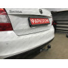S104A GALIA Полностью оцинкованный фаркоп на Skoda Rapid лифтбек/универсал 2013-2020, 2020-2022, SEAT Toledo седан 2013-2018. Подрозетник убирается за бампер. Тип шара: A. Невидимый вырез бампера. Нагрузки: 1500/75 кг, масса фаркопа 12,52 кг