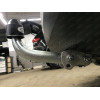 S104A GALIA Полностью оцинкованный фаркоп на Skoda Rapid лифтбек/универсал 2013-2020, 2020-2022, SEAT Toledo седан 2013-2018. Подрозетник убирается за бампер. Тип шара: A. Невидимый вырез бампера. Нагрузки: 1500/75 кг, масса фаркопа 12,52 кг