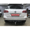PCA-02-991122.00 PT GROUP Фаркоп на Volkswagen Touareg 2002-2018, Porsche Cayenne 2002-2017. Тип шара: E (легкосъемный шар под квадрат). Нагрузки: 3500/150 кг, масса фаркопа 17,4 кг (без электрики в комплекте)