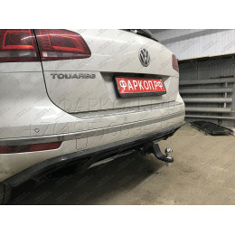 PCA-02-991122.00 PT GROUP Фаркоп на Volkswagen Touareg 2002-2018, Porsche Cayenne 2002-2017. Тип шара: E (легкосъемный шар под квадрат). Нагрузки: 3500/150 кг, масса фаркопа 17,4 кг (без 