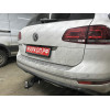 PCA-02-991122.00 PT GROUP Фаркоп на Volkswagen Touareg 2002-2018, Porsche Cayenne 2002-2017. Тип шара: E (легкосъемный шар под квадрат). Нагрузки: 3500/150 кг, масса фаркопа 17,4 кг (без электрики в комплекте)
