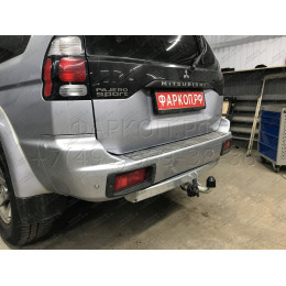 M057A GALIA Полностью оцинкованный фаркоп на Mitsubishi Pajero Sport 1998-2008, Mitsubishi Shogun 1998-2010, Mitsubishi Montero Sport 1998-2010. Тип шара: A. Установка без снятия и выреза бам