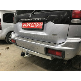 M057A GALIA Полностью оцинкованный фаркоп на Mitsubishi Pajero Sport 1998-2008, Mitsubishi Shogun 1998-2010, Mitsubishi Montero Sport 1998-2010. Тип шара: A. Установка без снятия и выреза бам