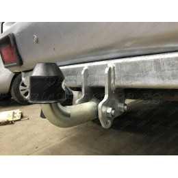 M057A GALIA Полностью оцинкованный фаркоп на Mitsubishi Pajero Sport 1998-2008, Mitsubishi Shogun 1998-2010, Mitsubishi Montero Sport 1998-2010. Тип шара: A. Установка без снятия и выреза бам