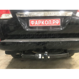 3017-F ORIS Фаркоп на Toyota Land Cruiser 200 2007-2021, включая Executive, Excalibur, TRD, Lexus LX570 2007-2021. Без выреза в бампере. Тип шара: F. Нагрузки: 2500/120 кг, масса фаркопа 22,8 к