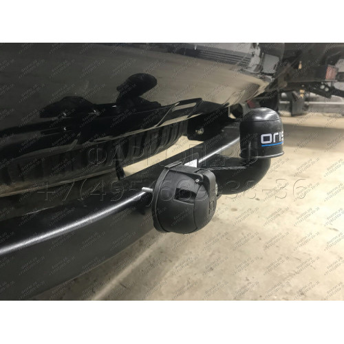 3017-F ORIS Фаркоп на Toyota Land Cruiser 200 2007-2021, включая Executive, Excalibur, TRD, Lexus LX570 2007-2021. Без выреза в бампере. Тип шара: F. Нагрузки: 2500/120 кг, масса фаркопа 22,8 кг (без электрики в комплекте)