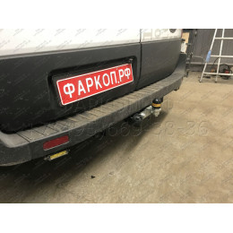 90709-FE MOTODOR Фаркоп с оцинкованным шаром на Ford Transit 2014- без подрезки бампера. Тип шара: FE. Нагрузки 2500/100 кг, масса фаркопа 21,5 кг (без электрики в к