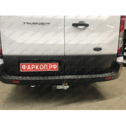 90709-FE MOTODOR Фаркоп с оцинкованным шаром на Ford Transit 2014- без подрезки бампера. Тип шара: FE. Нагрузки 2500/100 кг, масса фаркопа 21,5 кг (без электрики в к