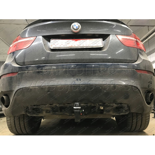303290600001 WESTFALIA Фаркоп на BMW X6 E71 2008-2014 быстросъемное крепление с ключом. Требуется вырез в бампере. Нагрузки 3500/140 кг, масса фаркопа 32 кг