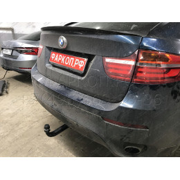 303290600001 WESTFALIA Фаркоп на BMW X6 E71 2008-2014 быстросъемное крепление с ключом. Требуется вырез в бампере. Нагрузки 3500/140 кг, масса фаркопа 32 кг