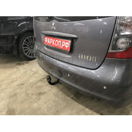 M109-A Лидер-плюс ТСУ для Mitsubishi Grandis 2004-2011 без выреза бампера. Нагрузки: 1200/75 кг, масса фаркопа 19,88 кг (без электрики в комплекте)