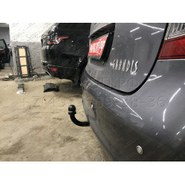 M109-A Лидер-плюс ТСУ для Mitsubishi Grandis 2004-2011 без выреза бампера. Нагрузки: 1200/75 кг, масса фаркопа 19,88 кг (без электрики в комплекте)