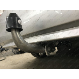 C063A GALIA Полностью оцинкованный фаркоп на Chevrolet Aveo седан 2012-2015. Подрозетник убирается за бампер. Тип шара: A. Без выреза бампера. Нагрузки: 1100/50 