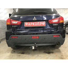 M111-A Лидер-плюс ТСУ для Mitsubishi ASX 2010-2022, Citroen C4 Aircross 2012-2014, Peugeot 4008 2012-2016. Необходима подрезка бампера. Нагрузки: 1200/75 кг, масса фаркопа 16,64 кг (без э