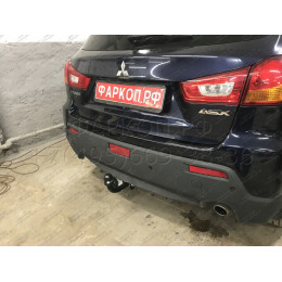 M111-A Лидер-плюс ТСУ для Mitsubishi ASX 2010-2022, Citroen C4 Aircross 2012-2014, Peugeot 4008 2012-2016. Необходима подрезка бампера. Нагрузки: 1200/75 кг, масса фаркопа 16,64 кг (без э