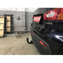 M111-A Лидер-плюс ТСУ для Mitsubishi ASX 2010-2022, Citroen C4 Aircross 2012-2014, Peugeot 4008 2012-2016. Необходима подрезка бампера. Нагрузки: 1200/75 кг, масса фаркопа 16,64 кг (без э