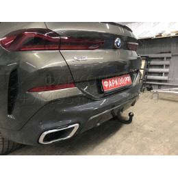B-089 STEINHOF Фаркоп на BMW X5 G05 2018-, BMW X7 G07 2019-, BMW X6 G06 2019- без подрезки бампера. Тип шара: AV (вертикальное быстросъемное крепление шара на ключе). Нагру