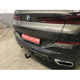 B-089 STEINHOF Фаркоп на BMW X5 G05 2018-, BMW X7 G07 2019-, BMW X6 G06 2019- без подрезки бампера. Тип шара: AV (вертикальное быстросъемное крепление шара на ключе). Нагру
