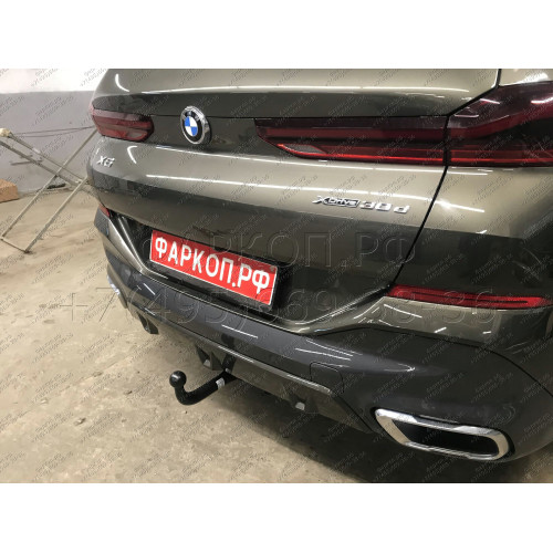 B-089 STEINHOF Фаркоп на BMW X5 G05 2018-, BMW X7 G07 2019-, BMW X6 G06 2019- без подрезки бампера. Тип шара: AV (вертикальное быстросъемное крепление шара на ключе). Нагрузки: 3500/200 кг, масса фаркопа 24,85 кг (без электрики в комплекте)