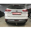 94201-A MOTODOR Фаркоп с оцинкованным шаром на Geely Atlas 2017-2021 без выреза в бампере. Тип шара: A. Нагрузки 1450/100 кг, масса фаркопа 16,8 кг (без электрики в комплекте)