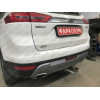 94201-A MOTODOR Фаркоп с оцинкованным шаром на Geely Atlas 2017-2021 без выреза в бампере. Тип шара: A. Нагрузки 1450/100 кг, масса фаркопа 16,8 кг (без электрики в комплекте)