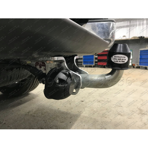 V076A GALIA Полностью оцинкованный фаркоп на Volkswagen Amarok 2010-2022. Тип шара: A. Установка без снятия и выреза бампера. Нагрузки: 3500/130 кг, масса фаркопа 5,02 кг