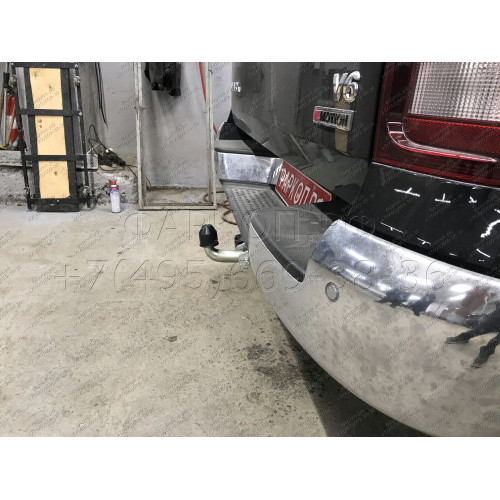 V076A GALIA Полностью оцинкованный фаркоп на Volkswagen Amarok 2010-2022. Тип шара: A. Установка без снятия и выреза бампера. Нагрузки: 3500/130 кг, масса фаркопа 5,02 кг