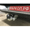V076A GALIA Полностью оцинкованный фаркоп на Volkswagen Amarok 2010-2022. Тип шара: A. Установка без снятия и выреза бампера. Нагрузки: 3500/130 кг, масса фаркопа 5,02 кг