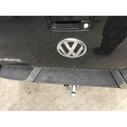 V076A GALIA Полностью оцинкованный фаркоп на Volkswagen Amarok 2010-2022. Тип шара: A. Установка без снятия и выреза бампера. Нагрузки: 3500/130 кг, масса фаркопа 5,02 кг