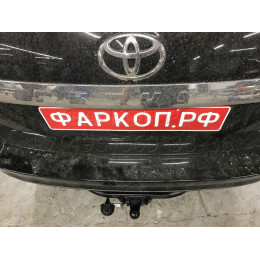 3015-F ORIS Фаркоп на Toyota Fortuner (кроме комплектации TRD) 2017- без выреза в бампере. Тип шара: F. Нагрузки: 2500/100 кг, масса фаркопа 20 кг (без электрики в ко