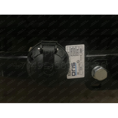 3017-F ORIS Фаркоп на Toyota Land Cruiser 200 2007-2021, включая Executive, Excalibur, TRD, Lexus LX570 2007-2021. Без выреза в бампере. Тип шара: F. Нагрузки: 2500/120 кг, масса фаркопа 22,8 кг (без электрики в комплекте)